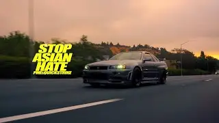 My Dad's Rare R34 Skyline M-Spec Nür and friends to PML Quickstrike for #stopasianhate