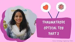 Thaumatrope - Optical Illusion Toy Part 2 Material Required | DIY STEM Experiment For Kids