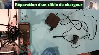 Réparation d'un câble de chargeur