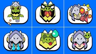 ALL DRACO ANIMATED PINS & VOICE LINES | Brawl Stars