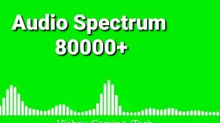 Audio Spectrum Visualizer Green Screen effect green screen Spectrum visualizer green screen HD 2021|