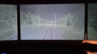 [Тренажер электропоезда ЭР2Р] Тучково - Полушкино.