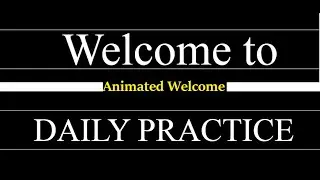 Welcome Note | Animated Welcome Note using HTML and CSS | Daily CSS