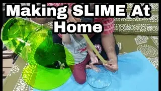 Making SLIME at home with Satvik | HOME MADE SLIME