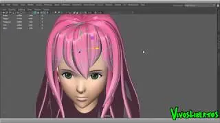 3D hair anime modeling doodle(AGAIN) - Taiga Arisaka tsundere loli pettan hairstyle