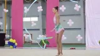 Kateryna Lutcenko ribbon Ukrainian Team Championship