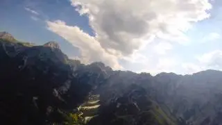 Paragliding in the Slovenian Alps