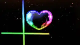 Neon colour effect on heart | with glow. just kinemaster #editing