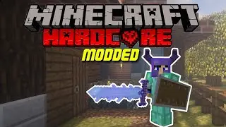 I Survived 100 Days in Hardcore Modded Minecraft - Solo Minecraft Hardcore