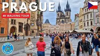 PRAGUE 4K Summer Walking Tour | Exploring the Heart of the City