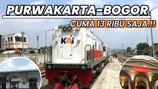 PURWAKARTA-BOGOR CUMA RP 13 RIBU SAJA..!!  | naik ka commuterline walahar sambung krl