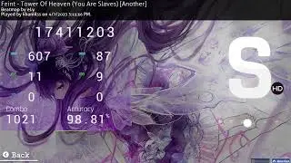 osu! HD FC on 4.7⭐Tower of Heaven 132PP Play