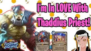 Thaddius Priest POPs through Ladder! | Combo Control Priest | Hearthstone Priest Deck