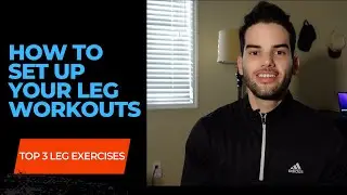 How To Set Up Your Leg Workouts | Top 3 Leg Exercises