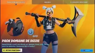 NEW STARTER PACK DOMAINE DE DIZZIE !! Fortnite Pack Starter June 15th, 2021.