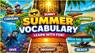 Summer Vocabulary | English Words Meaning for beginners