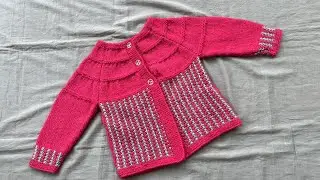 Latest unique Sweater design for 1 to 2 year old  baby | Part- 1| Woolen Tutorial # 13