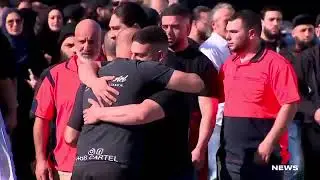Underworld figger nicknamed angel of death Tarek Ayoub funeral in Sydney