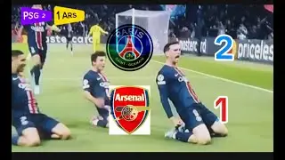 Gol dan Peluang semifinal Leg II Semifinal PSG vs Arsenal 2-1 (agg 3-1) PSG melaju ke final.