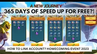 Lords mobile x Shrek Collab | How to get 365 days of speed up free? | Homecoming event