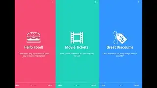 ViewPager Sliding Views UI in Andriod Studio