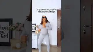 Pregnant woman does viral Tshwala Bam dance #tshwalabam #amapiano #amapianodance #viralvideo
