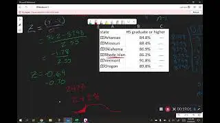 By Hand Example: Mean - Median - Standard Deviation - Z Score