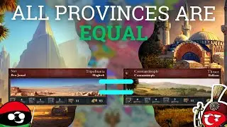 EU4 but All Provinces have Equal Development - AI Only Timelapse