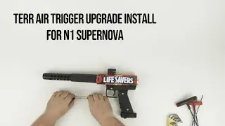 TERR AIR Trigger Upgrade for N1 Supernova Paintball Marker - INSTALL