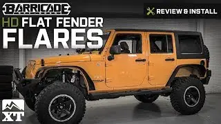 Jeep Wrangler Barricade HD Flat Fender Flares (2007-2017 JK) Review & Install