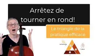 Stop going in circles on the cello! | The triangle of effective practice