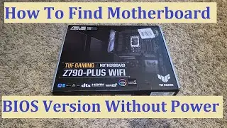 How to Find ASUS Motherboard BIOS Version Without Powering On