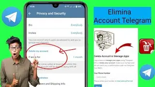 Come eliminare il tuo account Telegram | Guida Telegram 2024