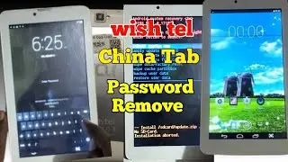 Wishtel ira tab password Remove | China Tab Password Remove | ira tab password Without pc unlock