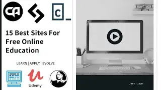 Top 15 Best Sites For Free Online Education | Learn Coding for Free in 2020