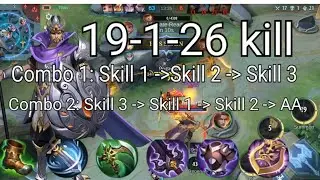 Minsitthar Best Build ! Emblem ! Combo With Game play 19-1-26 kill!