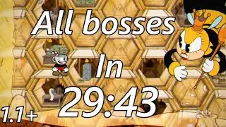Cuphead All Bosses (Any%) Speedrun - 