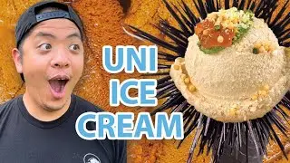 We made SEA URCHIN ICE CREAM!