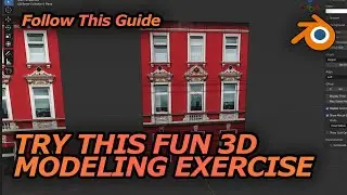 3D Modeling Exercise To Improve & Learn BLENDER