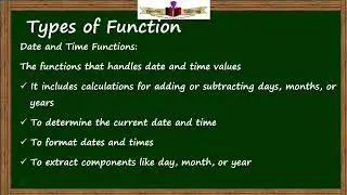 Functions in Spreadsheet Software