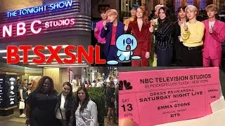 NYC Vlog: We saw BTS at SNL's Dress Rehearsal & it was MAGICAL!