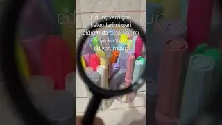 Ödünç verdiğim kalemlerimi geri aldığımda eksik var mı diye kontrol ediyorumdur🥲