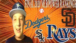 FINAL 2020 MLB POWER RANKINGS- RANKING EVERY MLB TEAM
