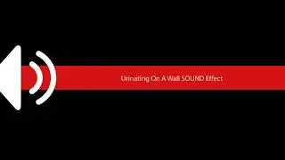 Urinating On A Wall SOUND Effect