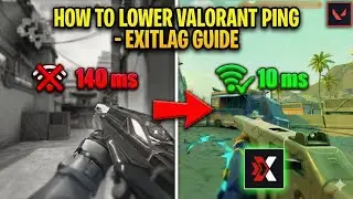 Valorant Ping FIX!! | reduce in game ping with EXITLAG in 2026 ( free trial )