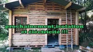 comment Construire une Cabane en palette PART 3