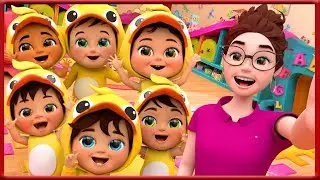 Six Little Ducks | New Nursery Rhymes and Kids Songs | Banana Cartoon [HD]