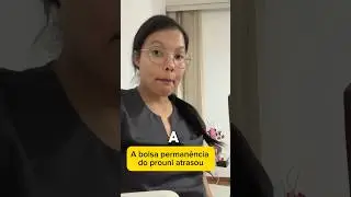 A bolsa permanência do ProUni tá atrasada