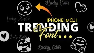 New Fonts 2021 imoji Font |Top 10 Fonts|Lofi Status Font , Alight Motion, Editing Lyrics | New fonts