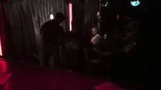 Hecklers start a fight at stand-up show.